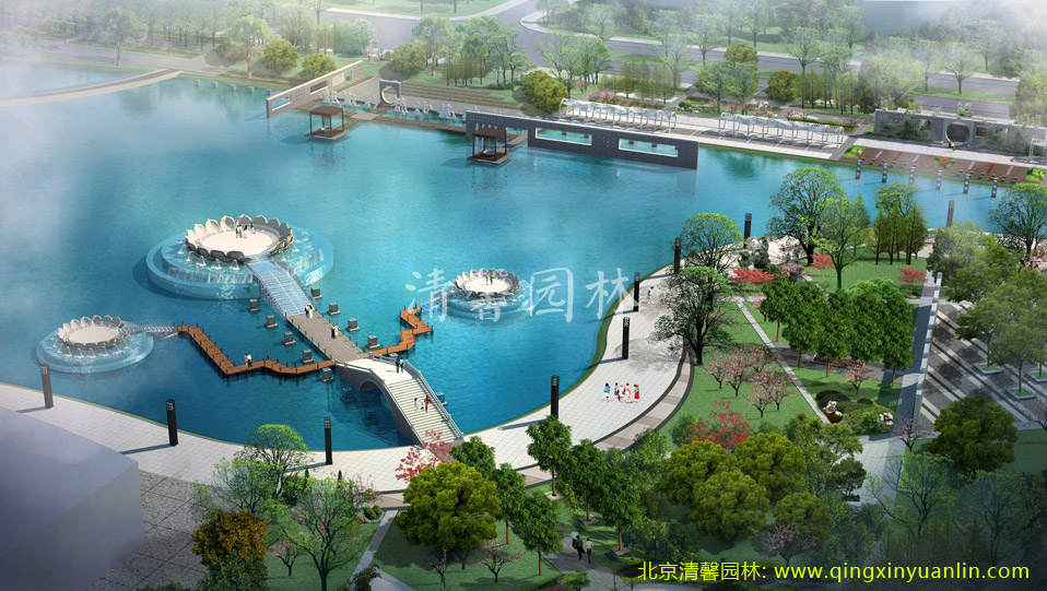 北京五環清馨園林工程案例:紹興新城區工程案例展示