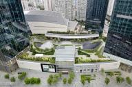 屋頂綠化和廣場綠化結合的典范：廣州SF多功能發展項目